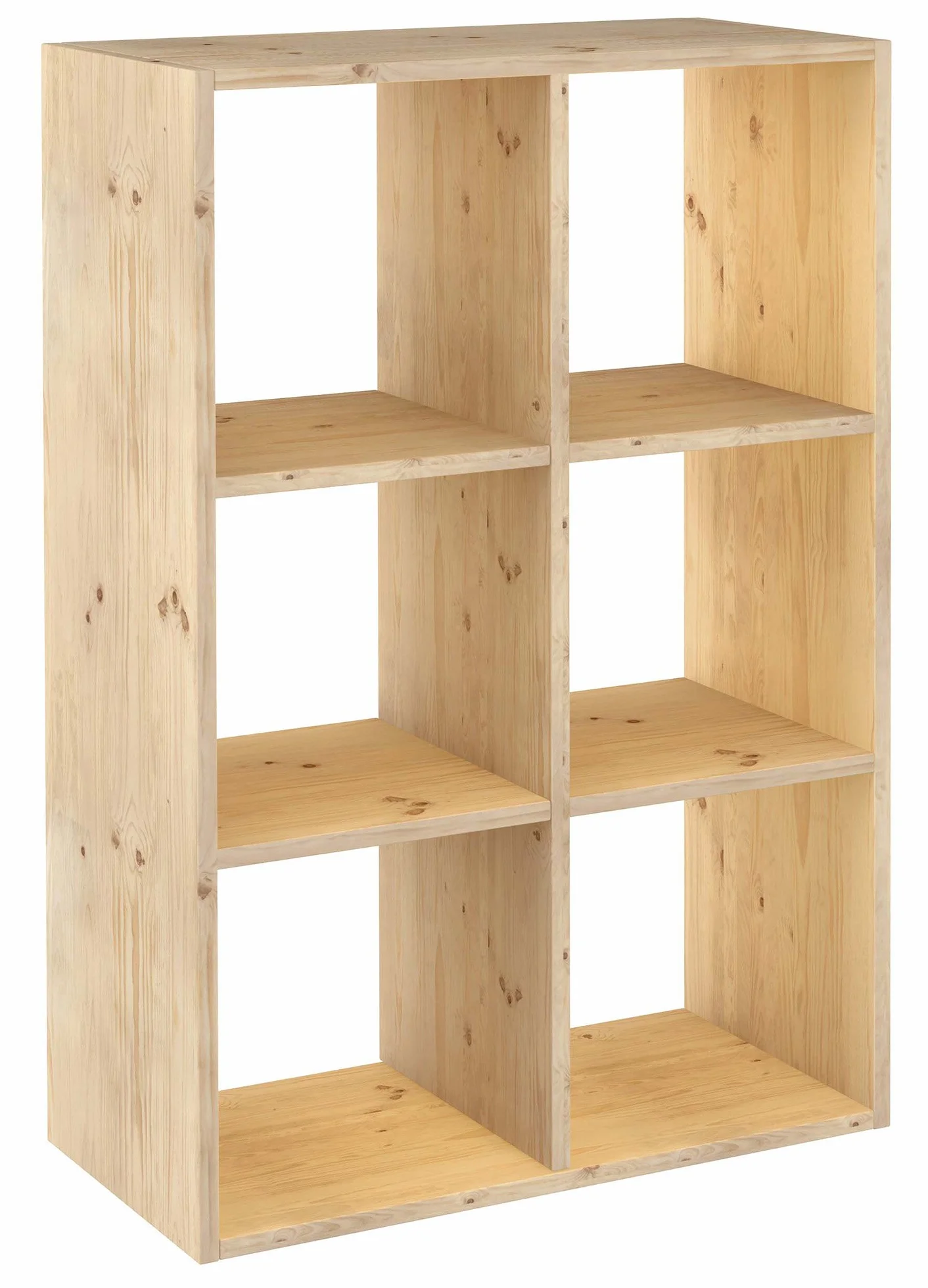 Astigarraga DMC3X2 Holzregal mit 6 Böden, Bunt, 175x76.7x43 cm