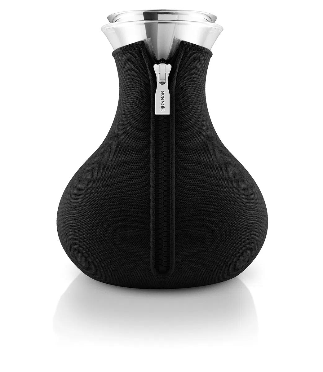 EVA SOLO | Teezubereiter 1,0l Black Woven | 100% tropffrei | Schwarz