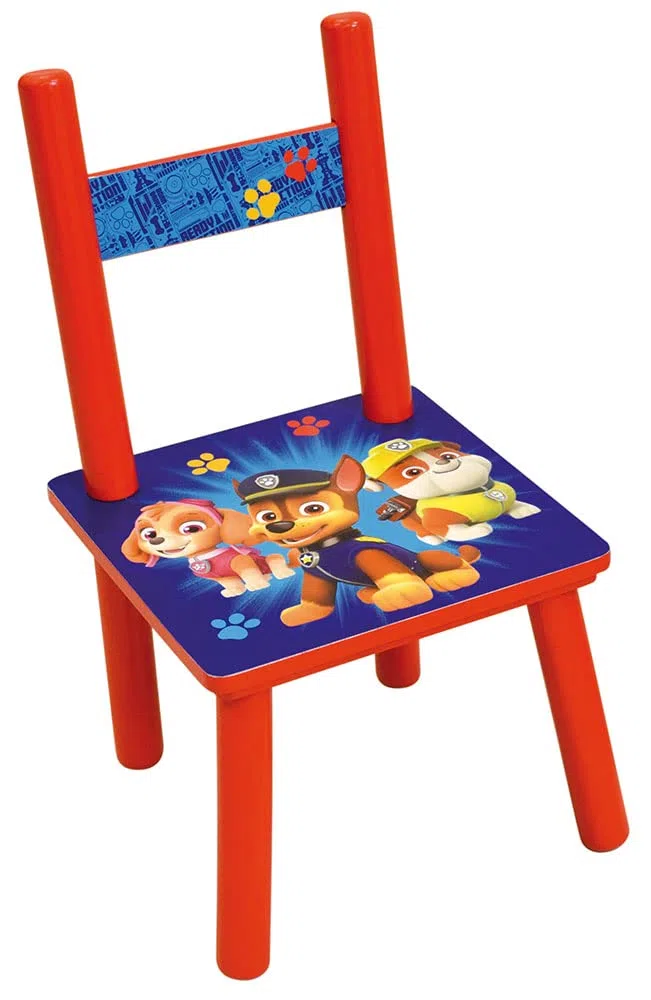 Fun House 713520 Paw Patrol Tisch H 41,5 cm x B 61 cm 42 cm mit einem Stuhl, H 49,5 cm x B 31 cm x T 31,5 cm für Kinder