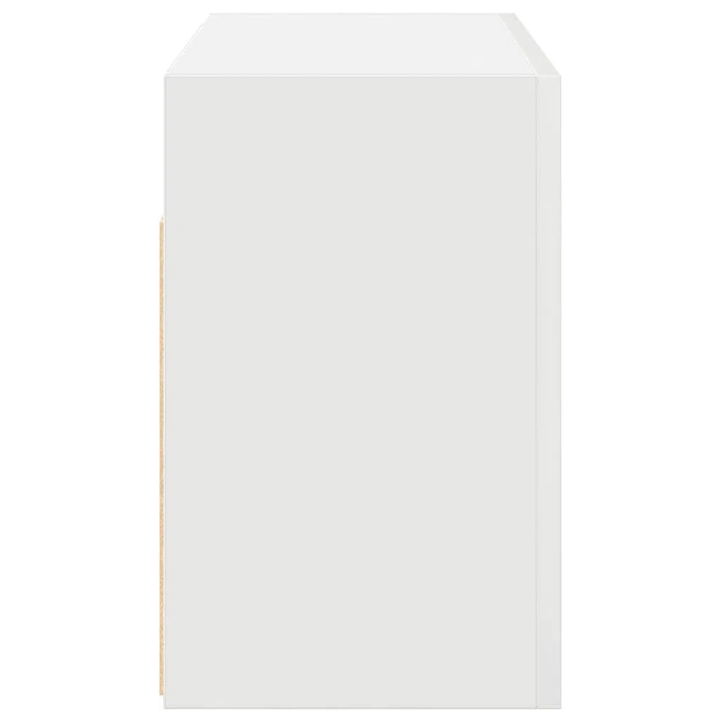 Gecheer Bad-Wandschrank Hängeschrank Badschrank Küchenschrank Medizinschrank Badmöbel Weiß 60x25x40 cm Holzwerkstoff