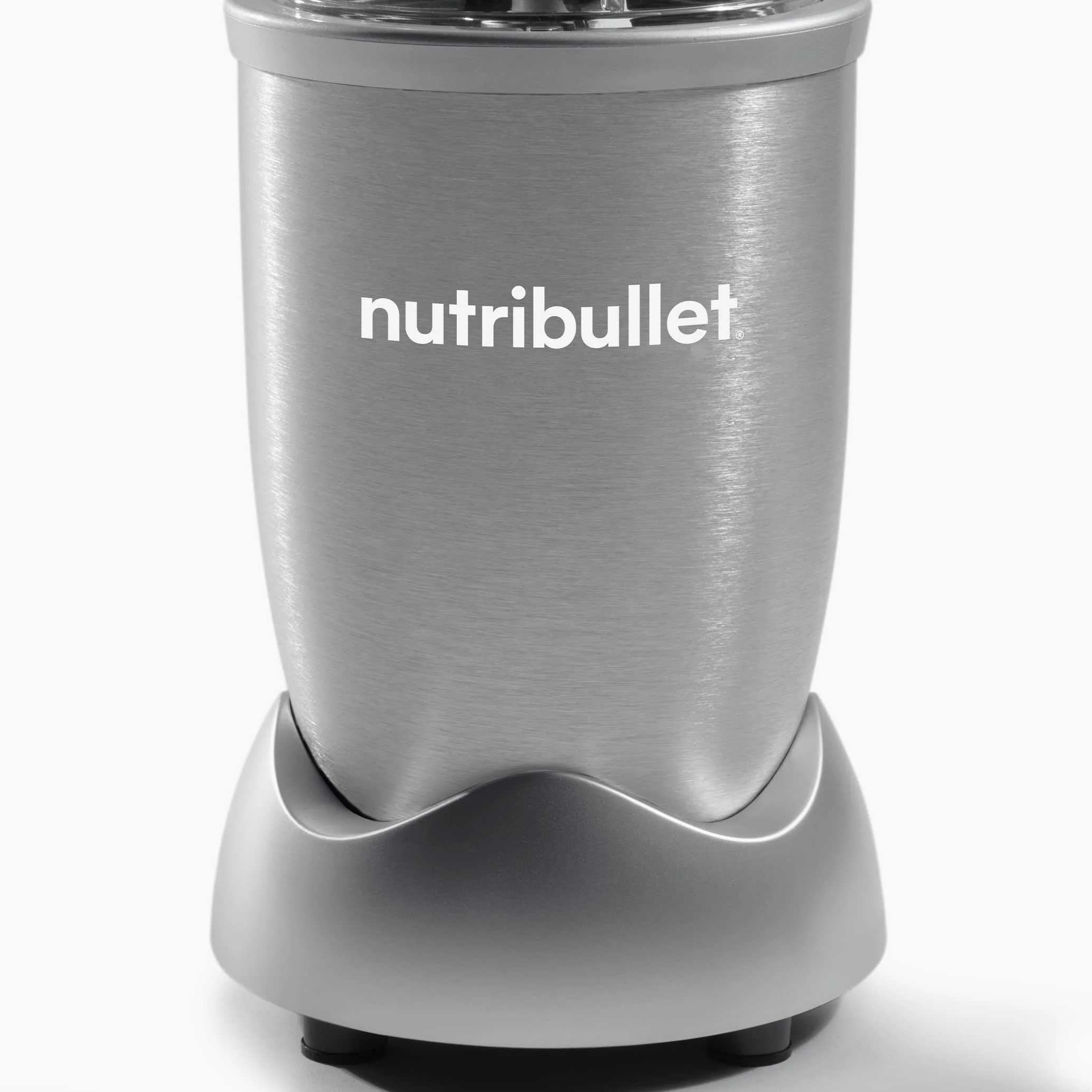 nutribullet Pro, 900 Watt Leistung, Einfach und schnell in der Anwendung, Kompakt, Leicht zu reinigen, Mit 700 ml Becher, Smoothiemixer, Smoothie Maker, Elektrischer Mixer, Silber, NB904S
