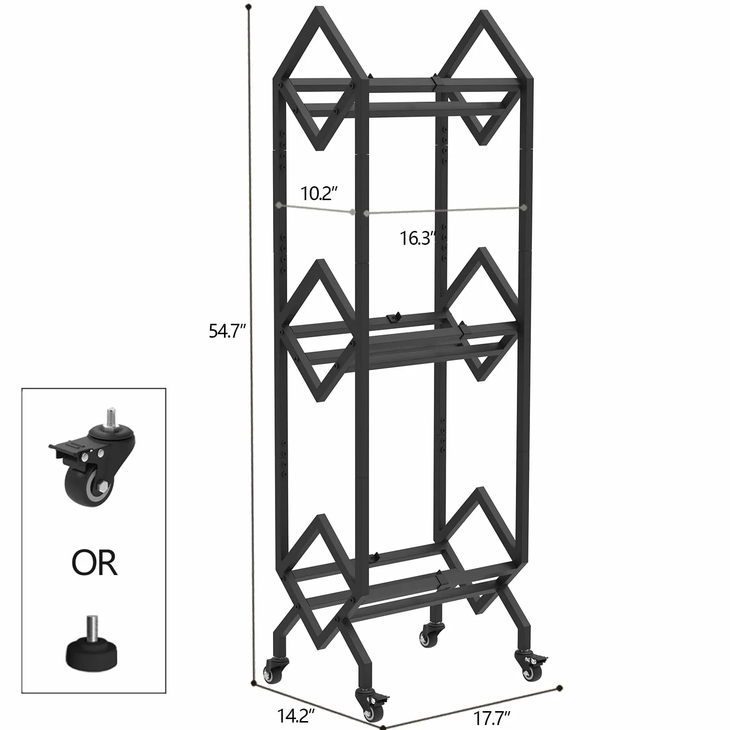 VEDECASA DJ Vinyl Record Schallplatten Plattenständer Regal Vinyl Regal mit 3-stöckiges Speicherhalter Rack LP Storage Display Ständer Regals Plattenspieler für Wohnzimmer Schallplattenständer
