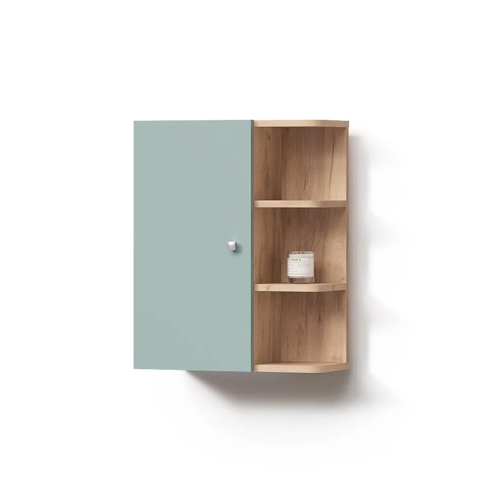 Livinity Badschrank Fucino, Grün, 47.2 x 59.2 cm