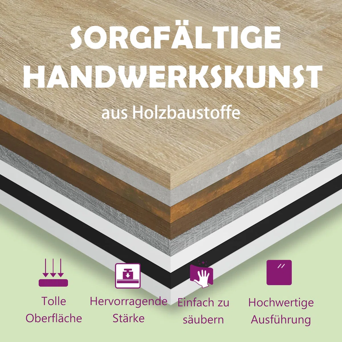 vidaXL Unterschrank 80x46x81,5 cm, Weiß, Holzwerkstoff, Badschrank, Unterbeckenschrank, Küchen- & Badezimmerschrank, Wandmontierbar