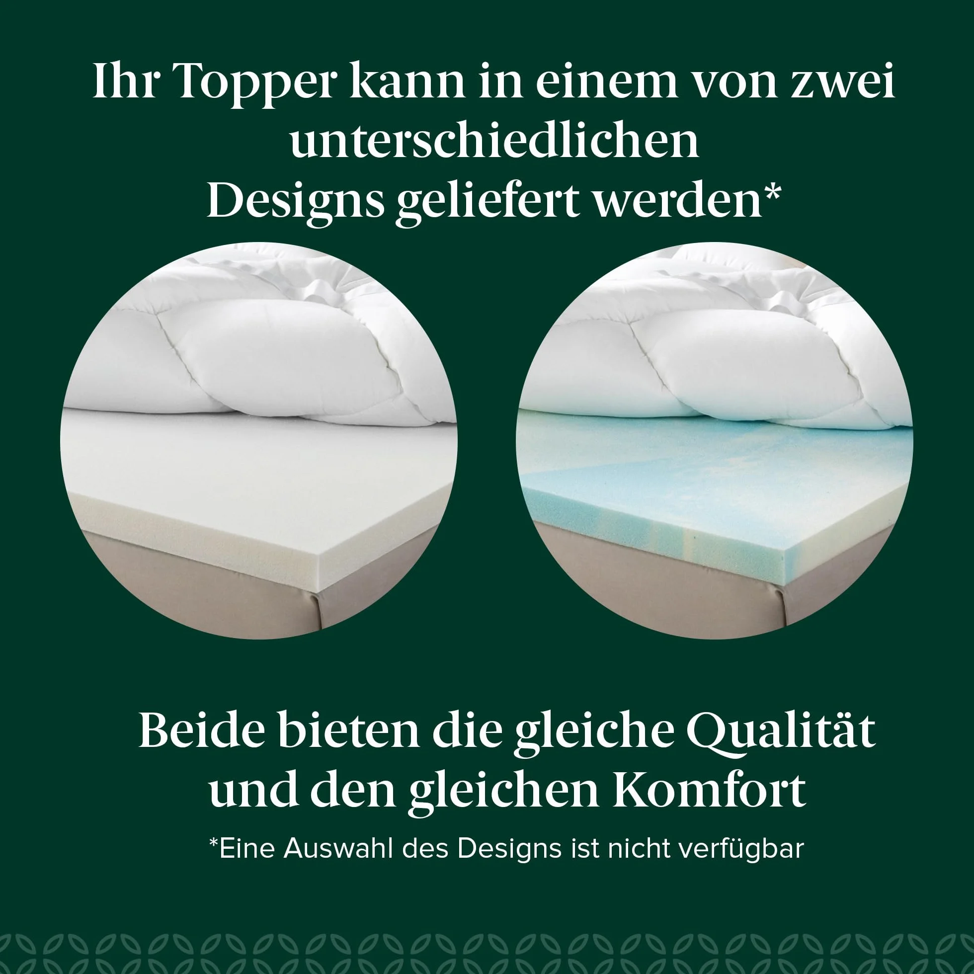 Zinus Matratzentopper 140x200 cm, 10 cm kühlender Airflow-Schaum, mittlere Festigkeit, weicher atmungsaktiver Bezug, maschinenwaschbar