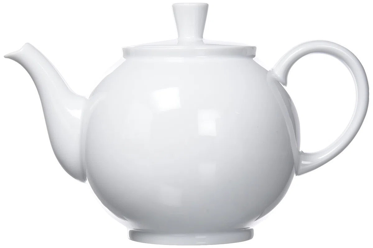 Arzberg 1382-00001-4230-1 Form 1382 Teekanne 6 Personen, 1,20 L, weiß