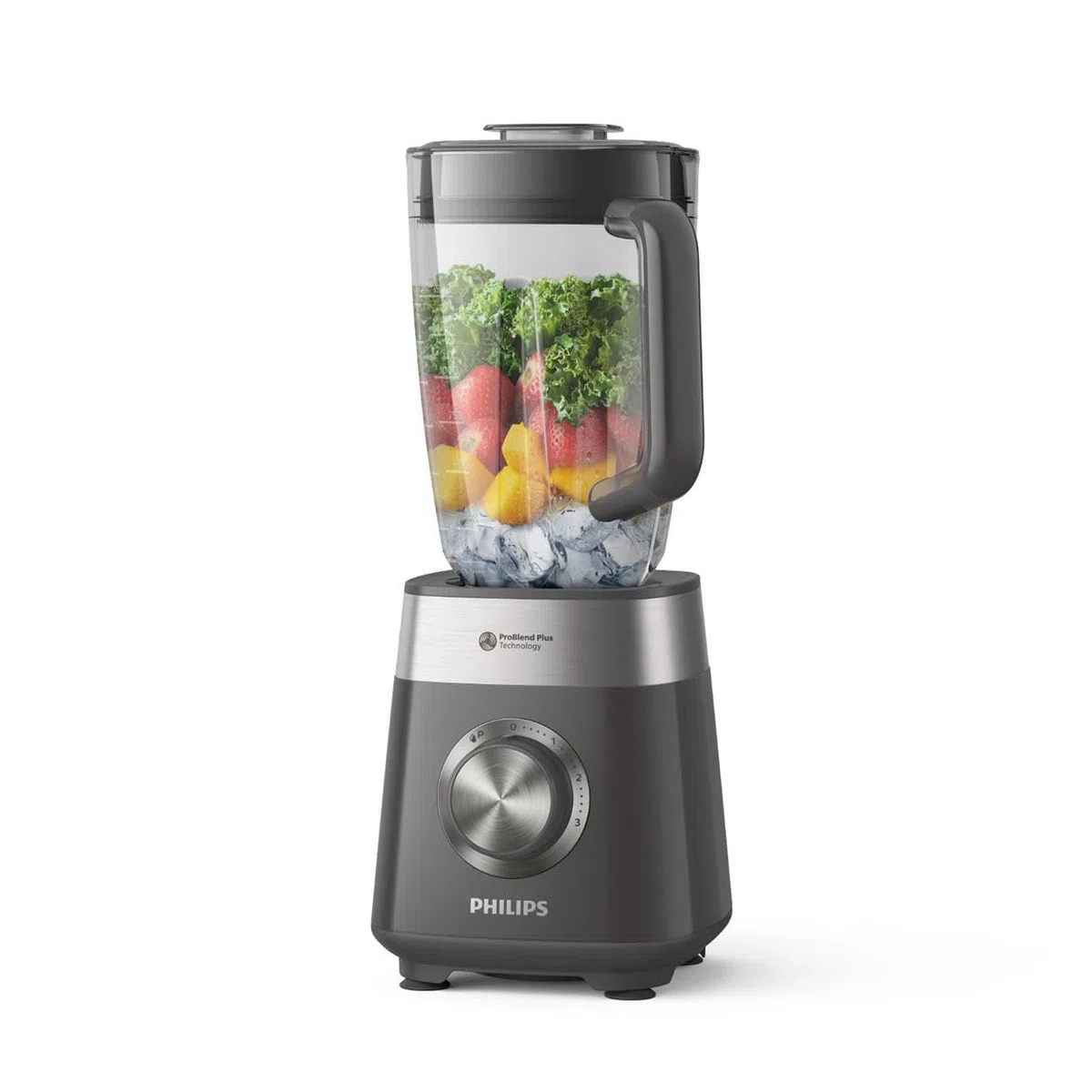 Philips 5000-Serie Standmixer - 1000 W. 2L maximales Fassungsvermögen. ProBlend Plus-Technologie. Spülmaschinengeeignete Teile. Schwarz (HR3020/20)