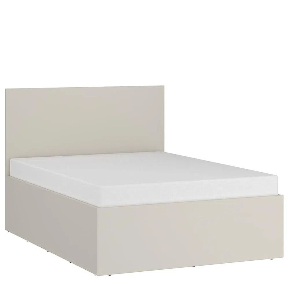 Lomadox Jugendzimmer Set 4-teilig Kaschmir Eiche Bett 120x200cm Sideboard Kleiderschrank Schreibtisch grifflos minimalistisch