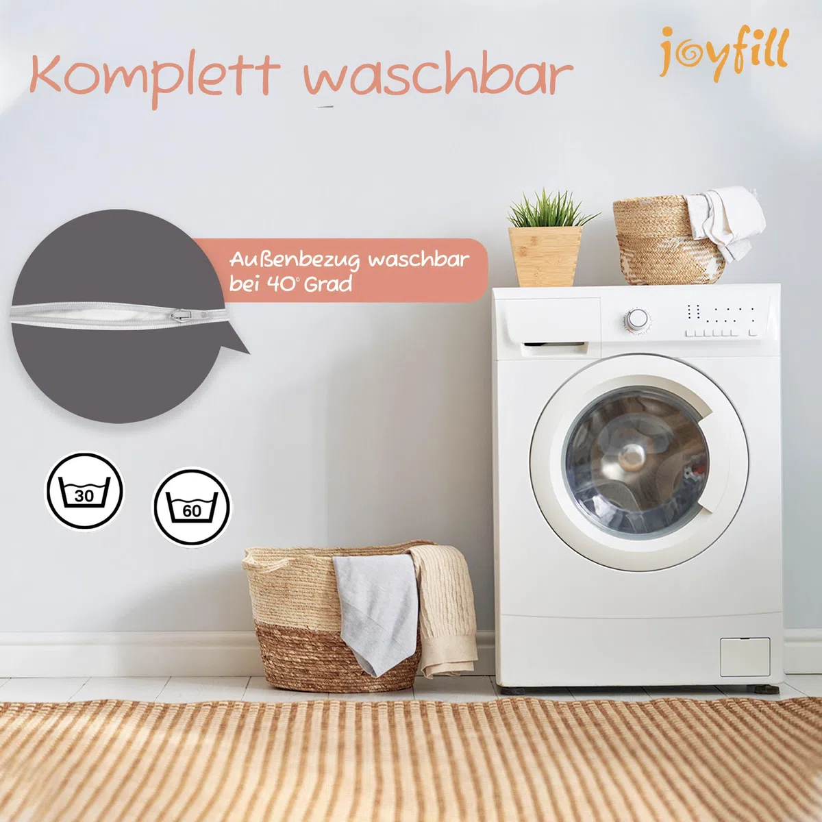 joyfill Klappmatratze - die Beste Faltmatratze aus Qualitätsschaumstoff (508 ANTHRAZIT)