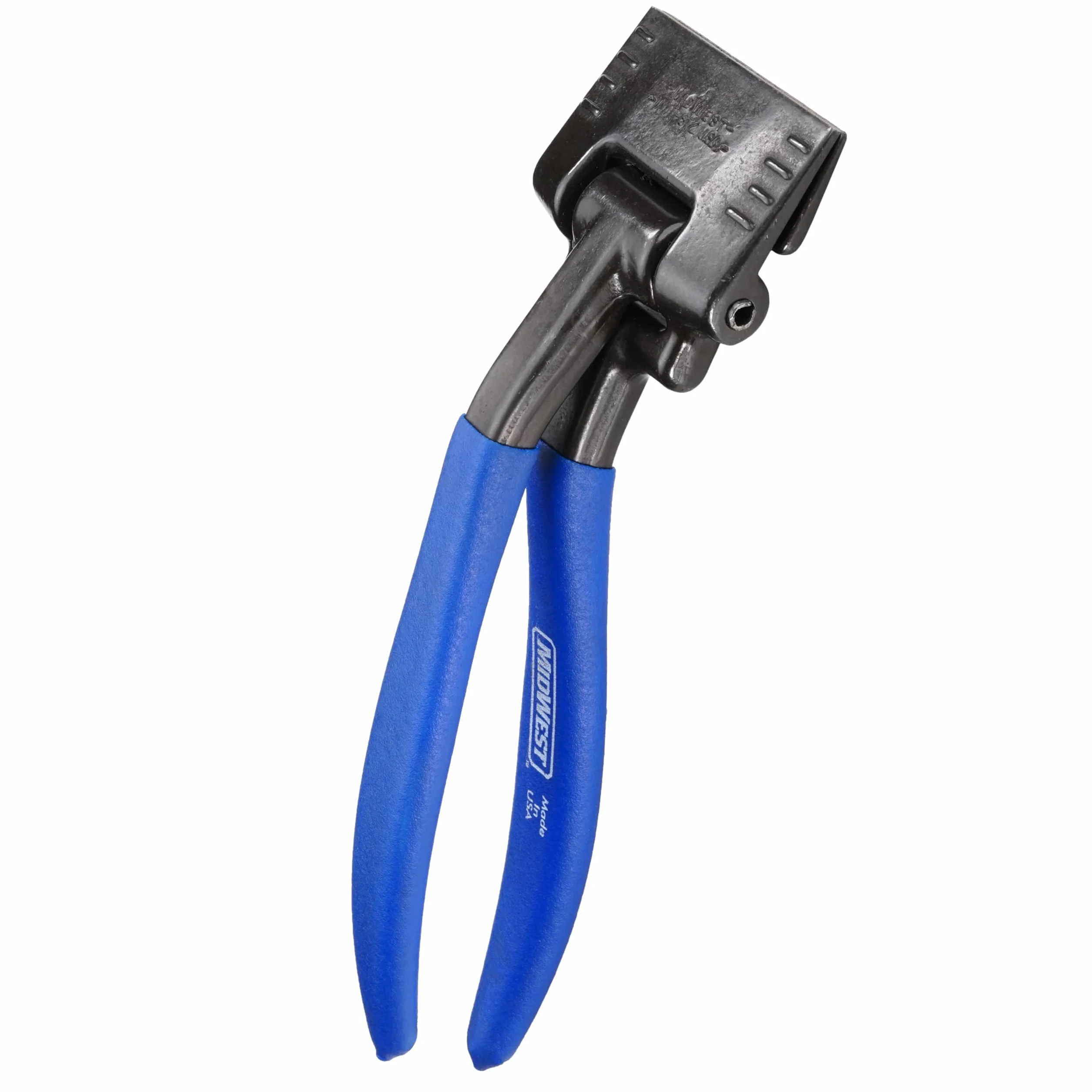 MIDWEST Seamer Zange – 7,6 cm Offset-Blechbieger mit geschmiedeten Klingen und KUSH'N-Power Komfortgriff – MWT-ST2
