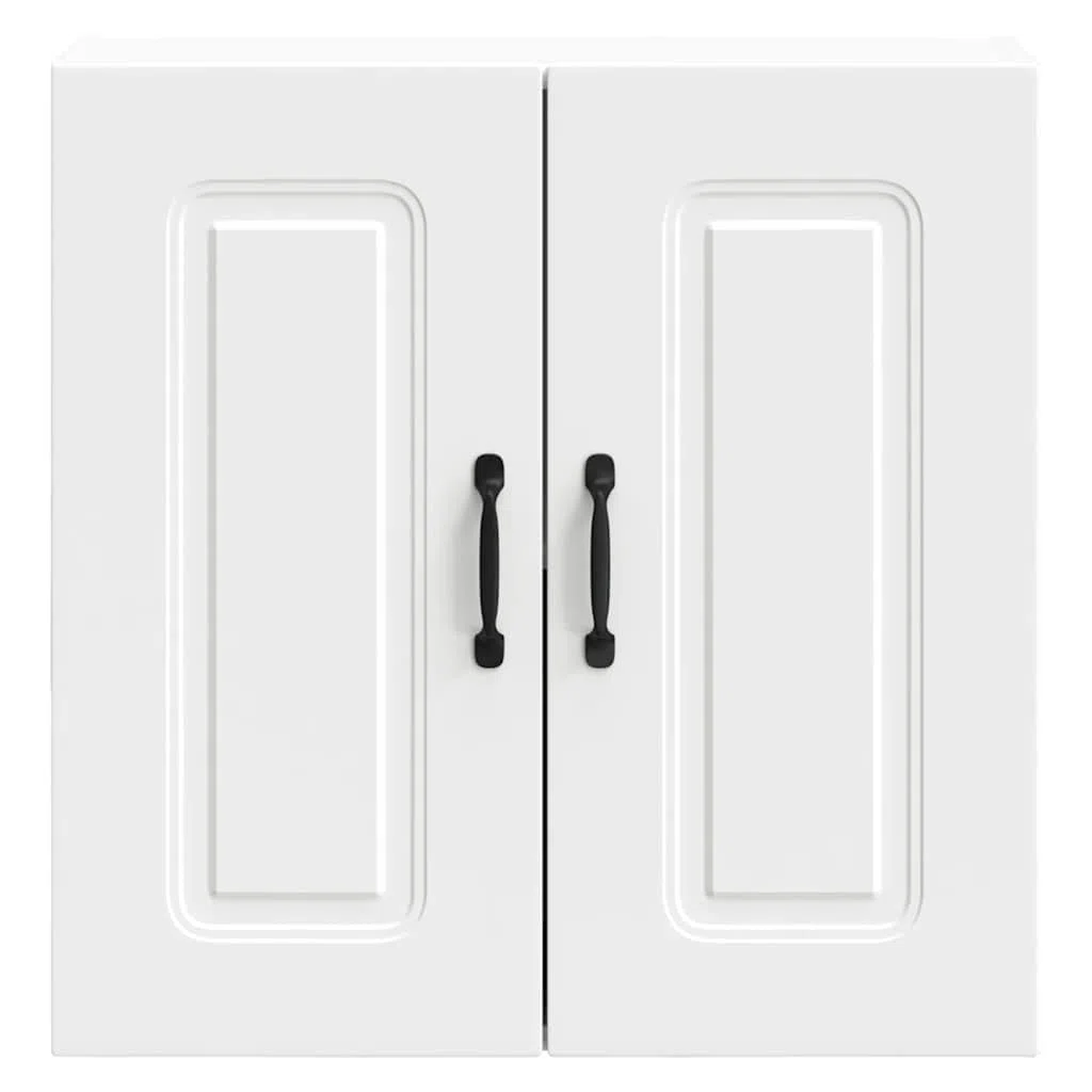 vidaXL Küchen-Hängeschrank Kalmar Weiß Holzwerkstoff, Wandschrank Küche, Wandschrank, Oberschrank, Küchenschrank, Hängeschrank, Oberschrank Küche