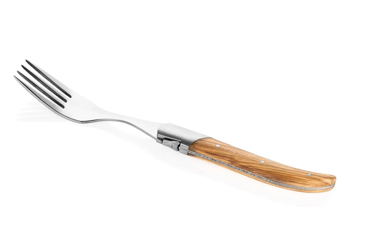 Laguiole Style de Vie Gabeln Luxury Line, 6-teilig, Olivenholz