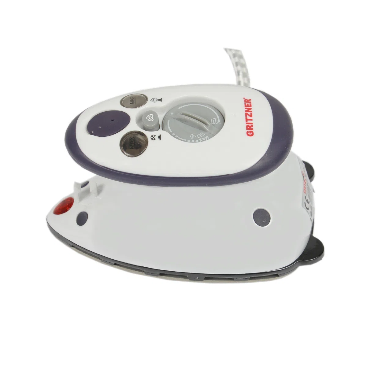 Gritzner 636 Mini Bügeleisen 260-420 W Antihaft Bügelsohle Wassertank 40 ml 110-240 V Dampfbügeleisen Reisebügeleisen