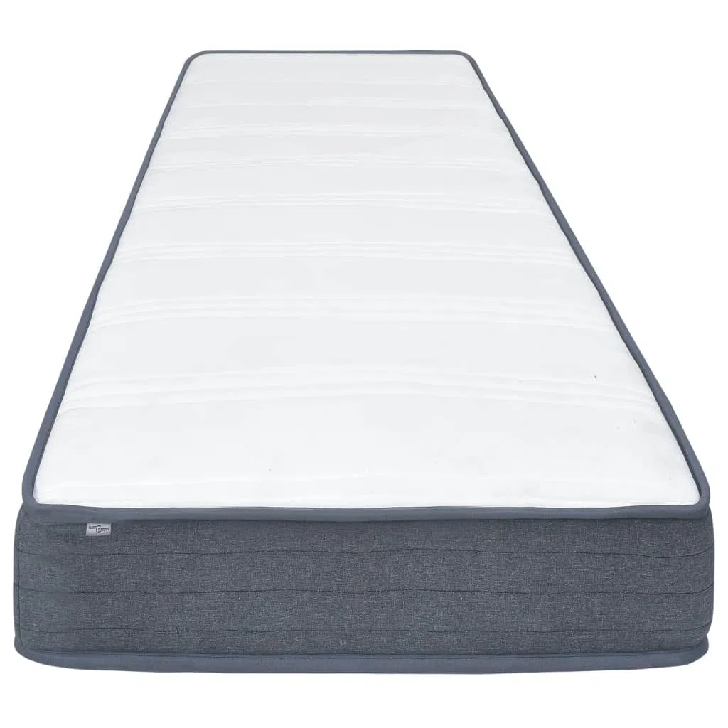 vidaXL Boxspringbett Matratze Mittel mit stoßdämpfenden Taschenfederkern Federkernmatratze Boxspringbettmatratze 200x100x20cm 100% Polyester