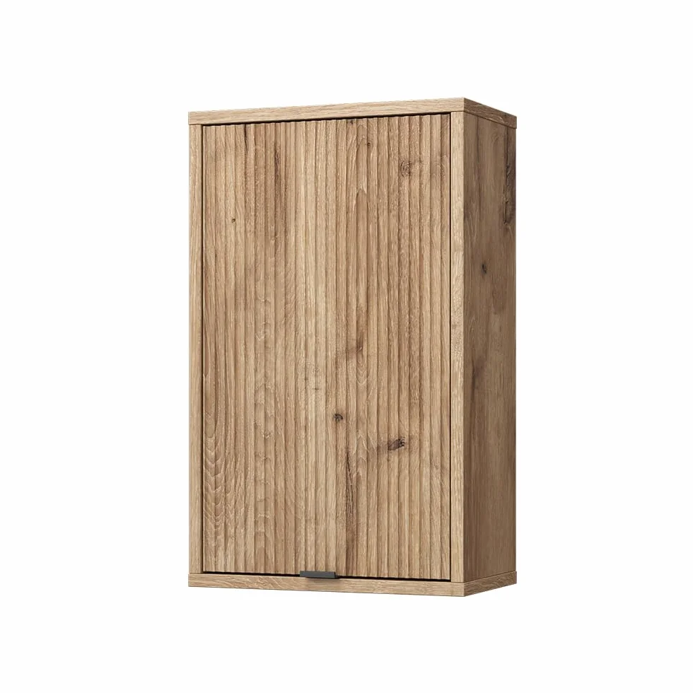 Vicco Badezimmer Eliza, Viking Oak, 40 x 65 cm mit eine Tür, wandhängend zur Aufbewahrung von Badutensilien geeignet