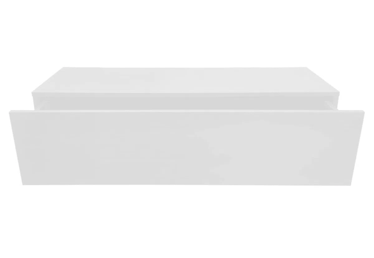 VDD Schwebender Flurschrank - Hängender Sideboardschrank - mit Schublade - 100 cm breit - weiß