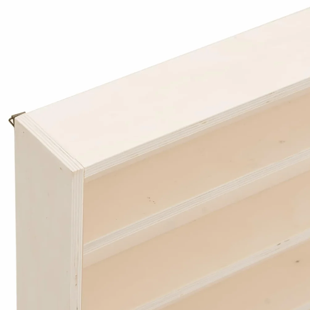vidaXL Sammlervitrine aus Holz mit Türen 80 x 8,5 x 37 cm