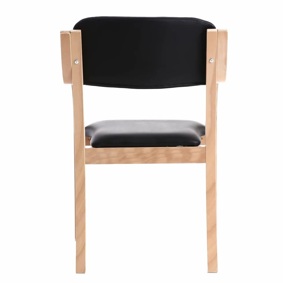 Teqler T-135663 Teqler Besucherstuhl schwarz