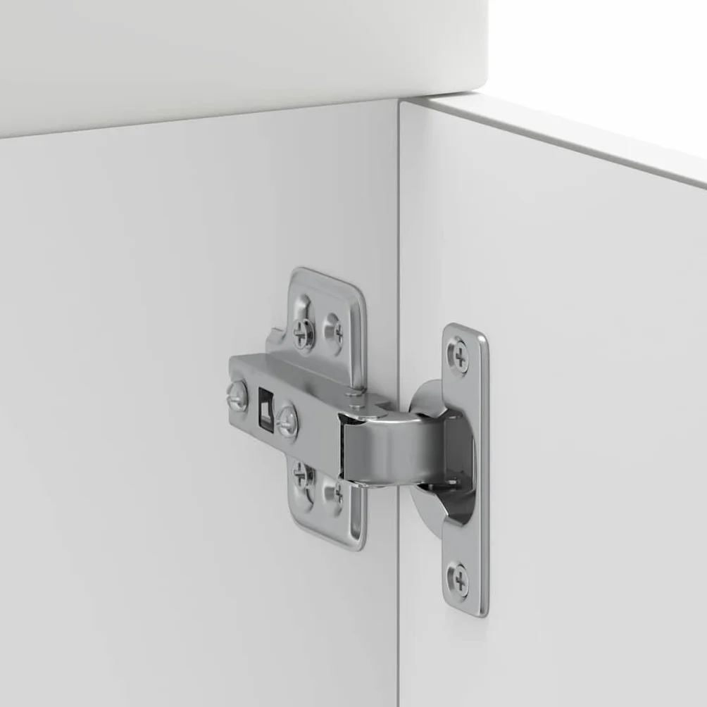 vidaXL Küchenunterschrank Kalmar Weiß Holzwerkstoff, Spülenunterschrank, Schrank Küche, Lagerschrank, Unterschrank für Küche, Küchenzeile