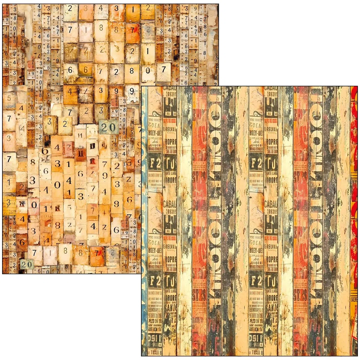 Ciao Bella Mixed Media Book A4 Motivpapier Scrapbooking DIY