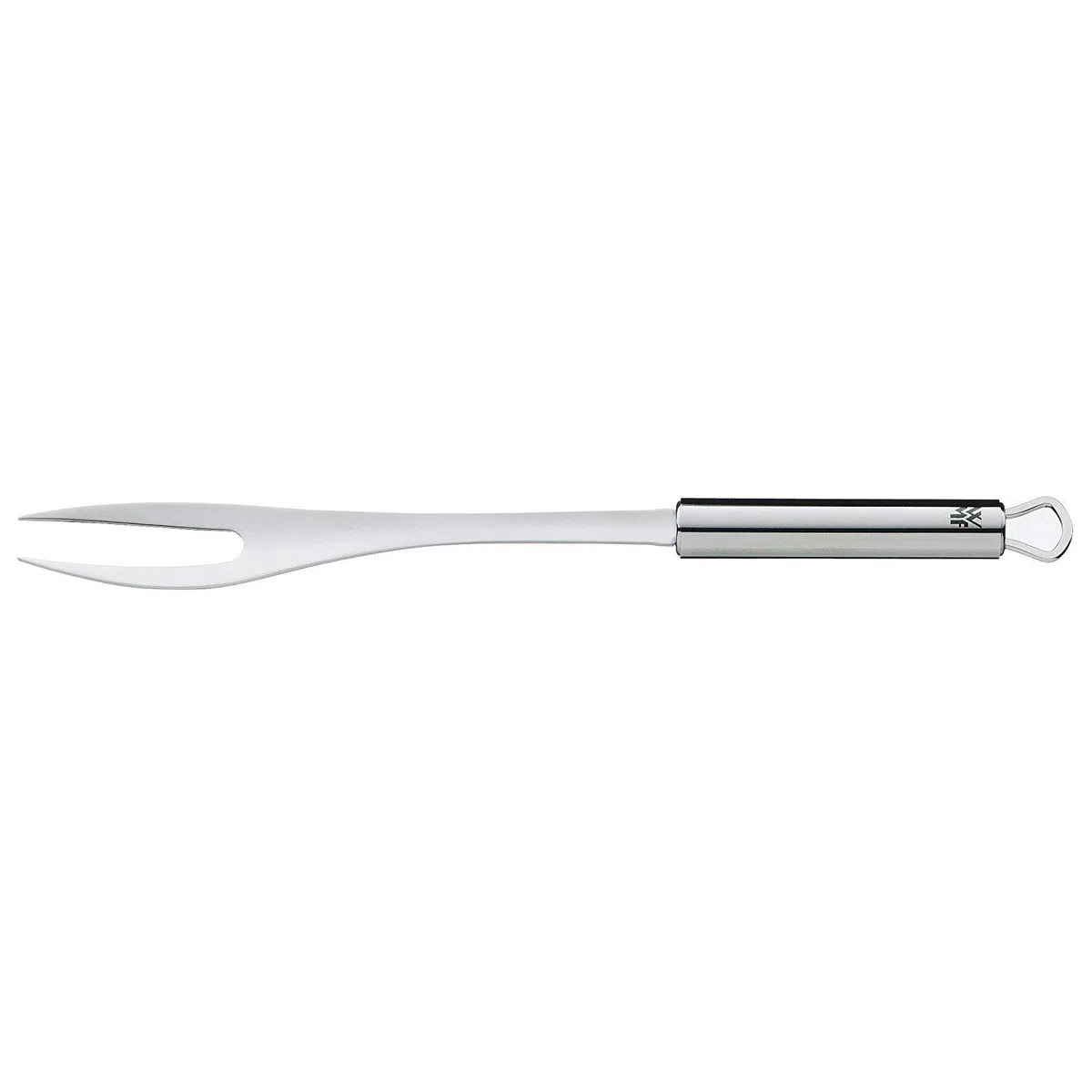 WMF Profi Plus Küchenhelfer Set 6-teilig, Hängeleiste mit 5 Helfer, Schöpflöffel, Schaumlöffel, Saucenlöffel, Wender, Fleischgabel, Kelle, Cromargan Edelstahl teilmattiert, spülmaschinengeeignet