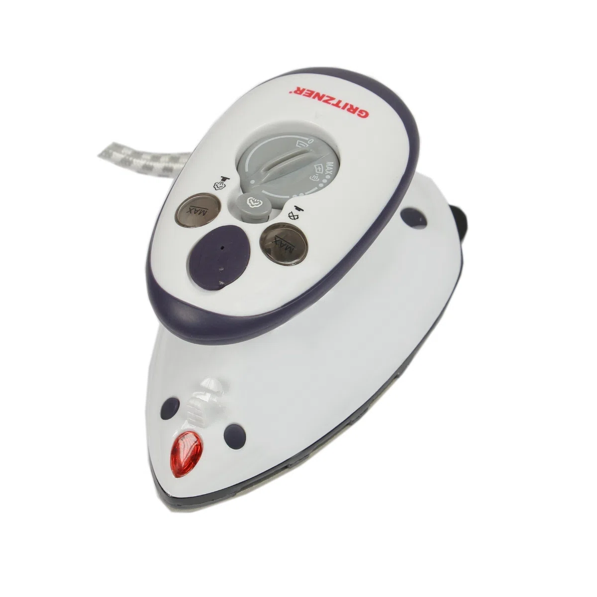 Gritzner 636 Mini Bügeleisen 260-420 W Antihaft Bügelsohle Wassertank 40 ml 110-240 V Dampfbügeleisen Reisebügeleisen