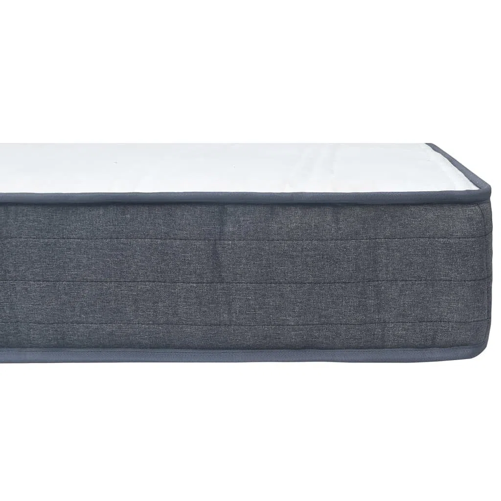 vidaXL Boxspringbett Matratze Mittel mit stoßdämpfenden Taschenfederkern Federkernmatratze Boxspringbettmatratze 200x100x20cm 100% Polyester