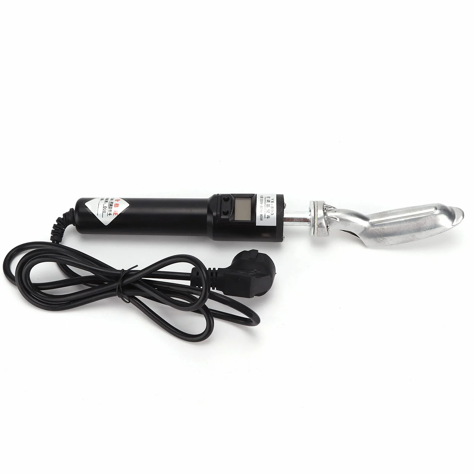 Leder Bügeleisen, Mini Elektro Bügeleisen mit Temperaturregelung 50-300℃ und Aluminiumspitze, Tragbare Reisebügelstation für Kleidung Nähen Quilten Modellbau