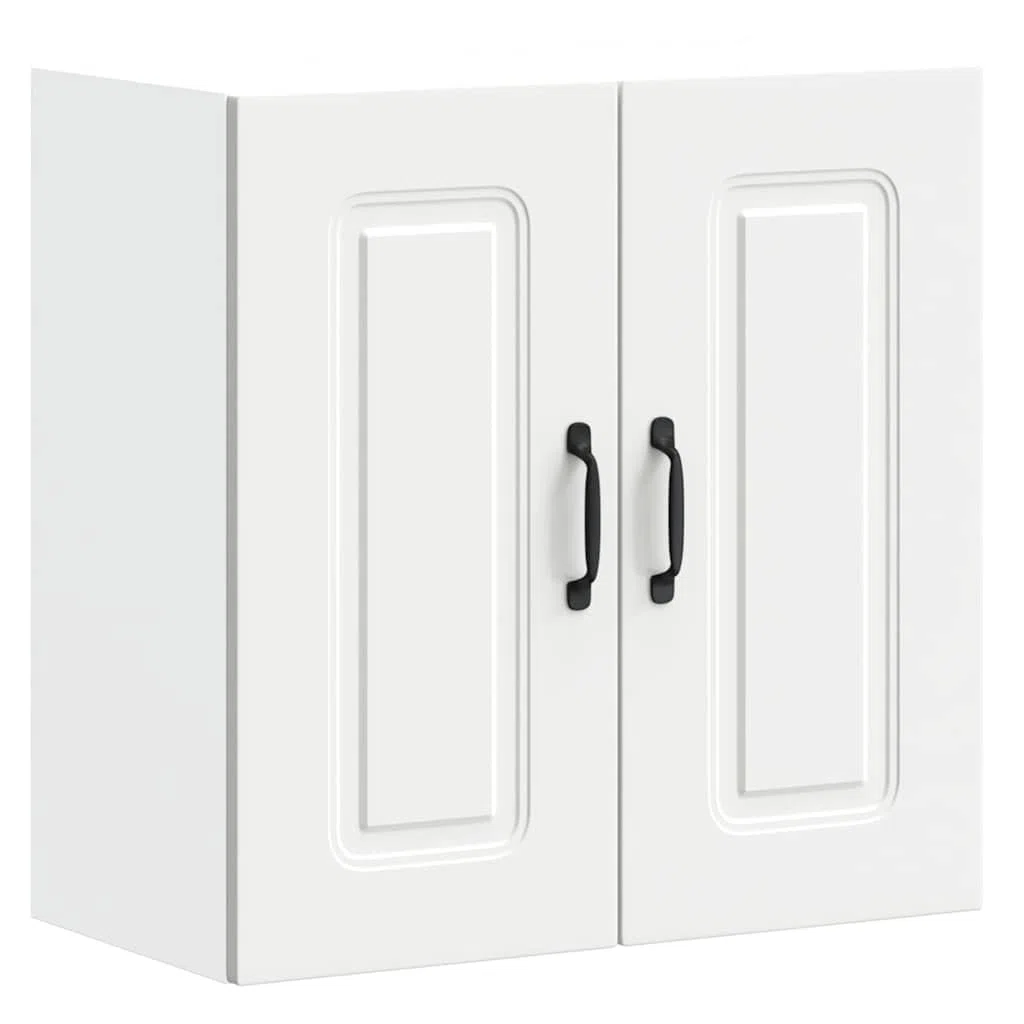 vidaXL Küchen-Hängeschrank Kalmar Weiß Holzwerkstoff, Wandschrank Küche, Wandschrank, Oberschrank, Küchenschrank, Hängeschrank, Oberschrank Küche