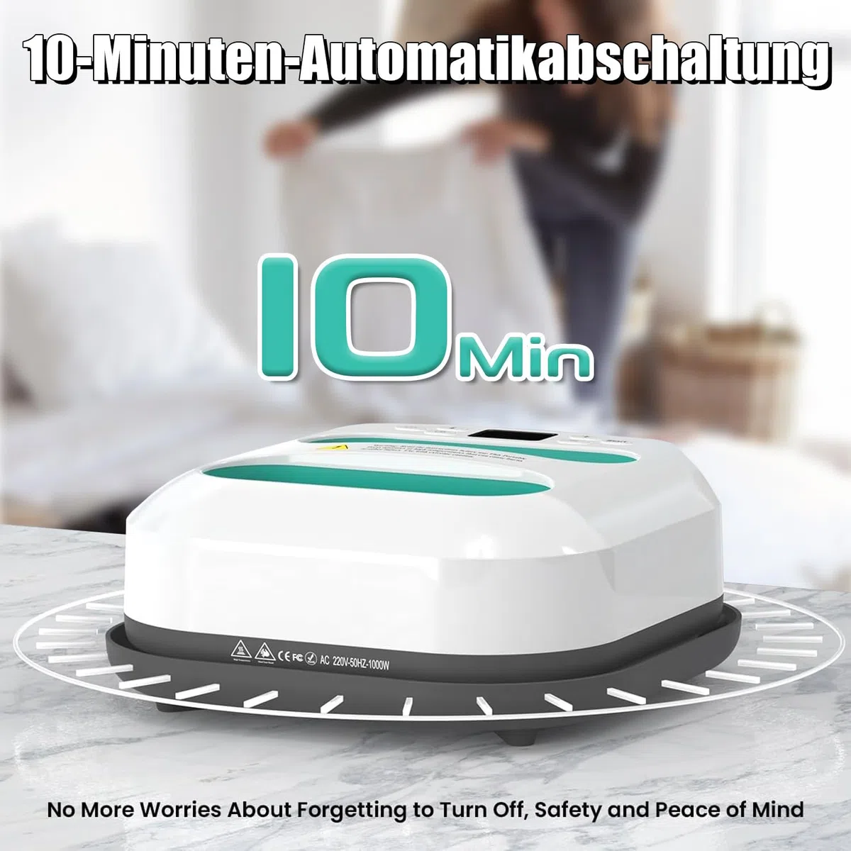 Heißpressmaschine, Transfermaschine, T-Shirt-Druckmaschine mit Timer und Schnellheizung, Plotter-Pressmaschine für Hosen, Mützen, Taschen, DIY Perler Bead