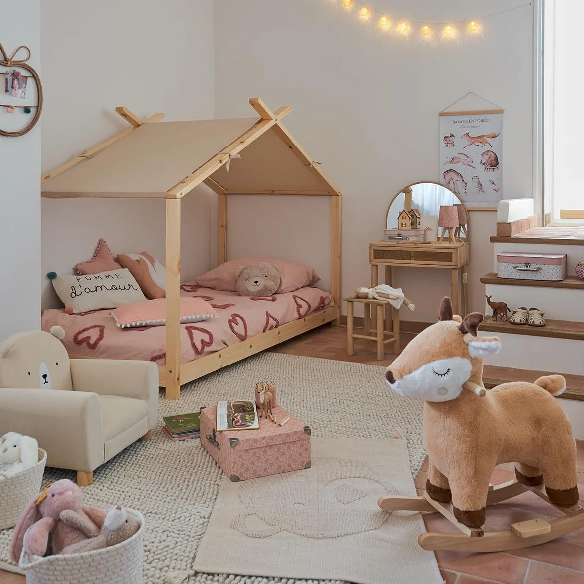 Kindersessel Bär - Beige - Atmosphera créateur d'intérieur