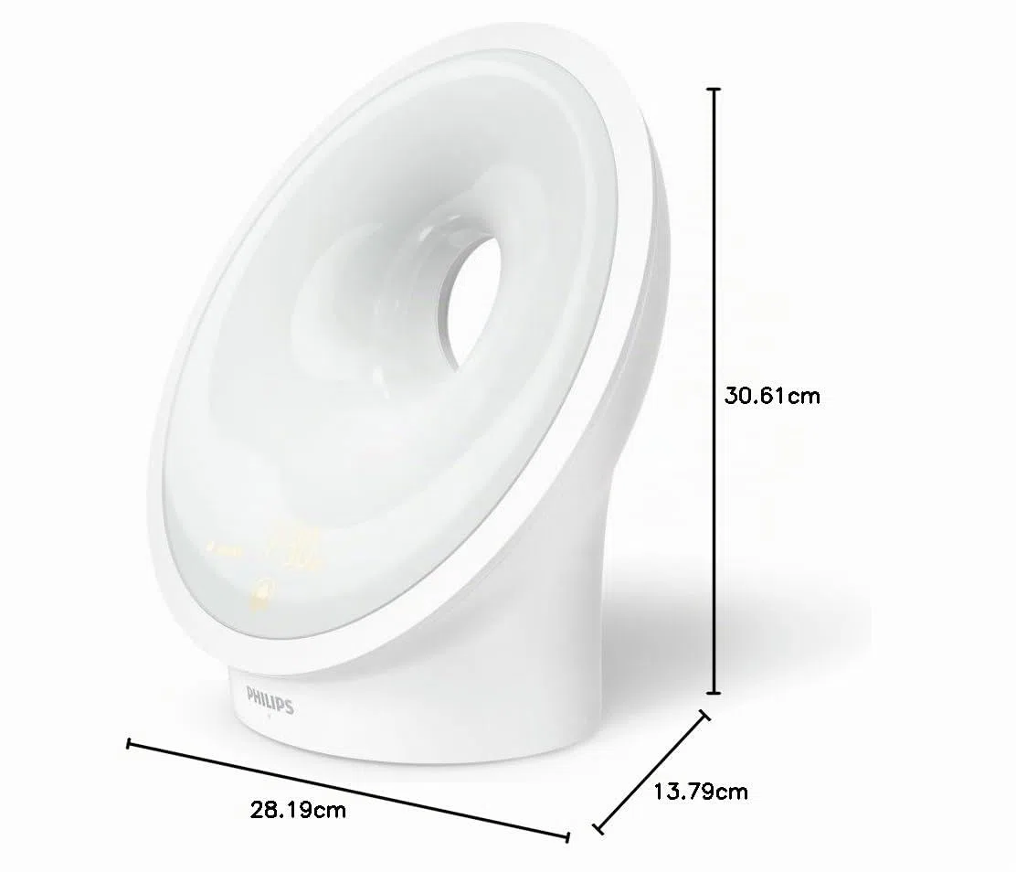 Philips Wake-up Light HF3650/01 LED, Aufwachen und Einschlafen mit Licht, weiß