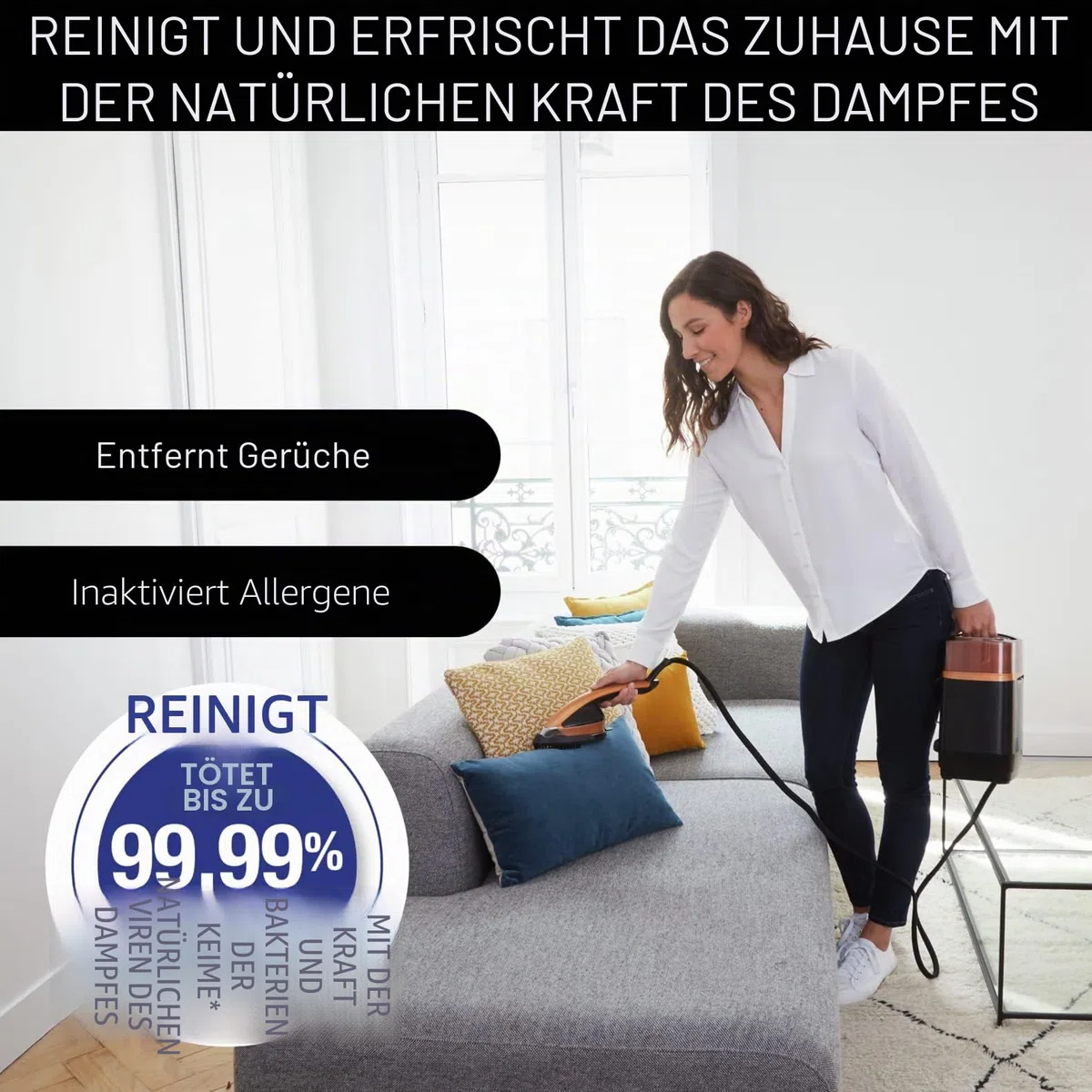 Calor Ixeo Power Smartboard 2170 W 3 Positionen 5,8 bar Dampfdruck QT2020C0