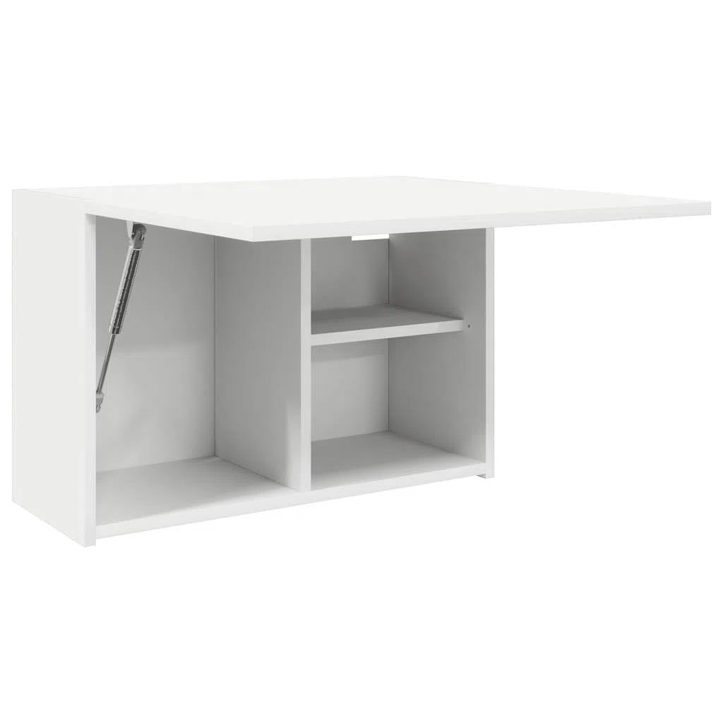 Gecheer Bad-Wandschrank Hängeschrank Badschrank Küchenschrank Medizinschrank Badmöbel Weiß 60x25x40 cm Holzwerkstoff