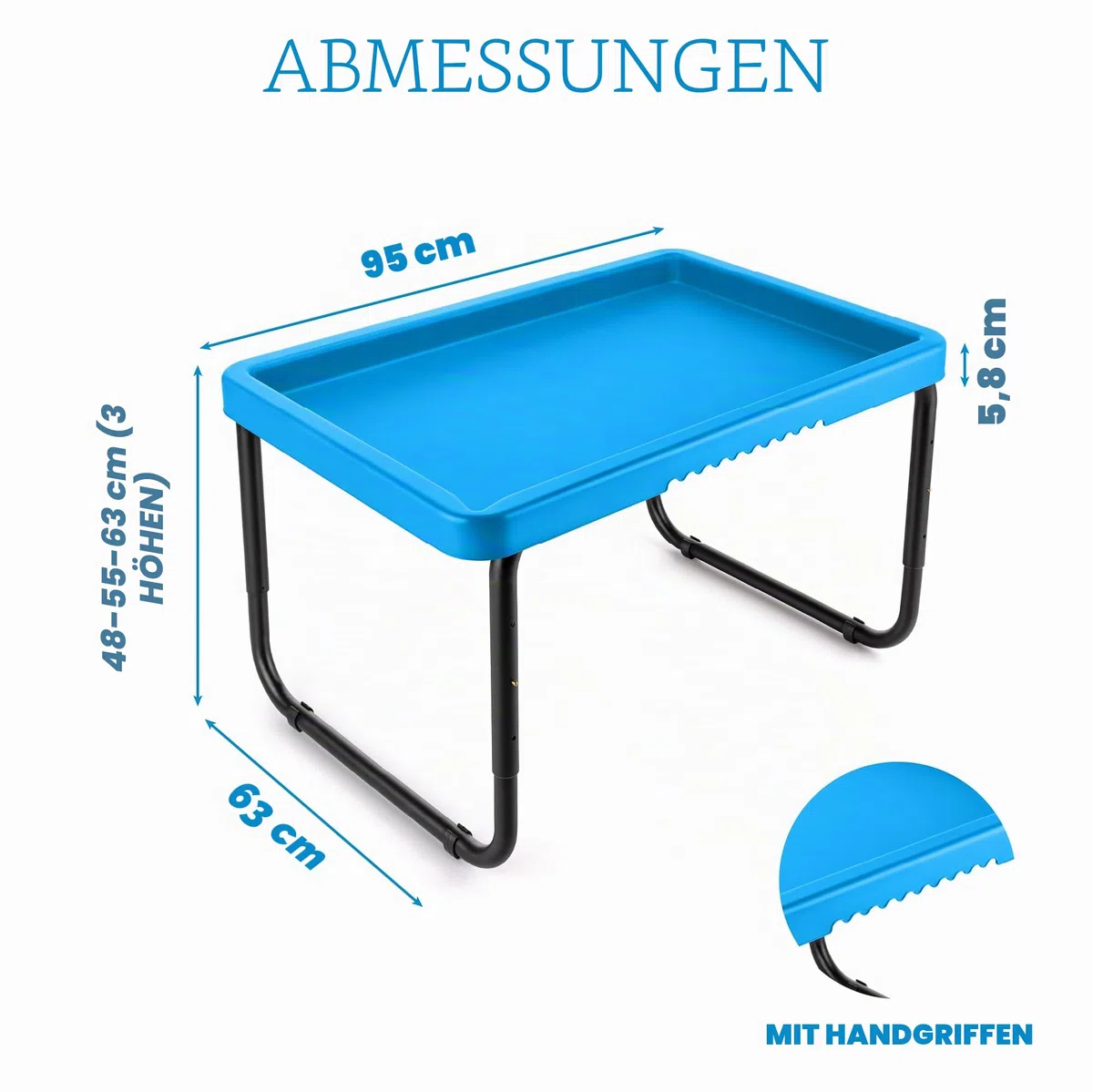 Play Tray Aktivitätstisch für Kinder, sensorischer Kinderspieltisch, Wasser- und Sand-Spieltisch, für den Innen- und Außenbereich
