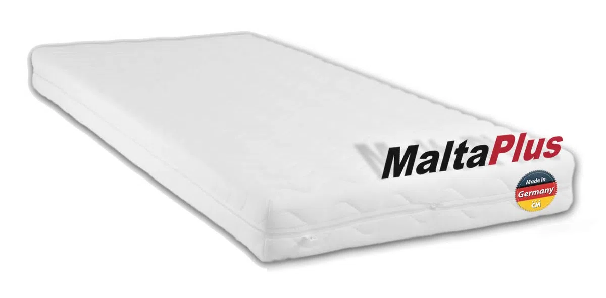 Malta Plus Kindermatratze 90x190 cm Matratze Kinderbett Atmungsaktiv aus Kaltschaum Schaumstoff H2 Frotteebezug Made in Germany