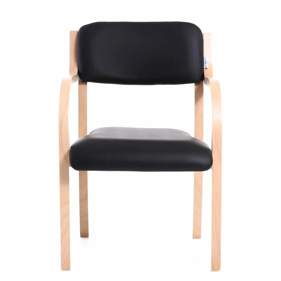 Teqler T-135663 Teqler Besucherstuhl schwarz