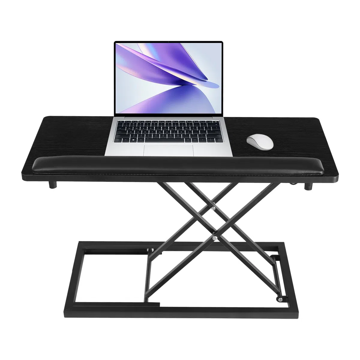 Schreibtischaufsätze, Steh-Sitz Schreibtisch Steharbeitsplatz, Höhenverstellbereich (5.5-38cm), Stehpult Aufsatz Schreibtisch für Computerräumen, Büros, Heimarbeitszimmern - Tragfähigkeit: 20kg