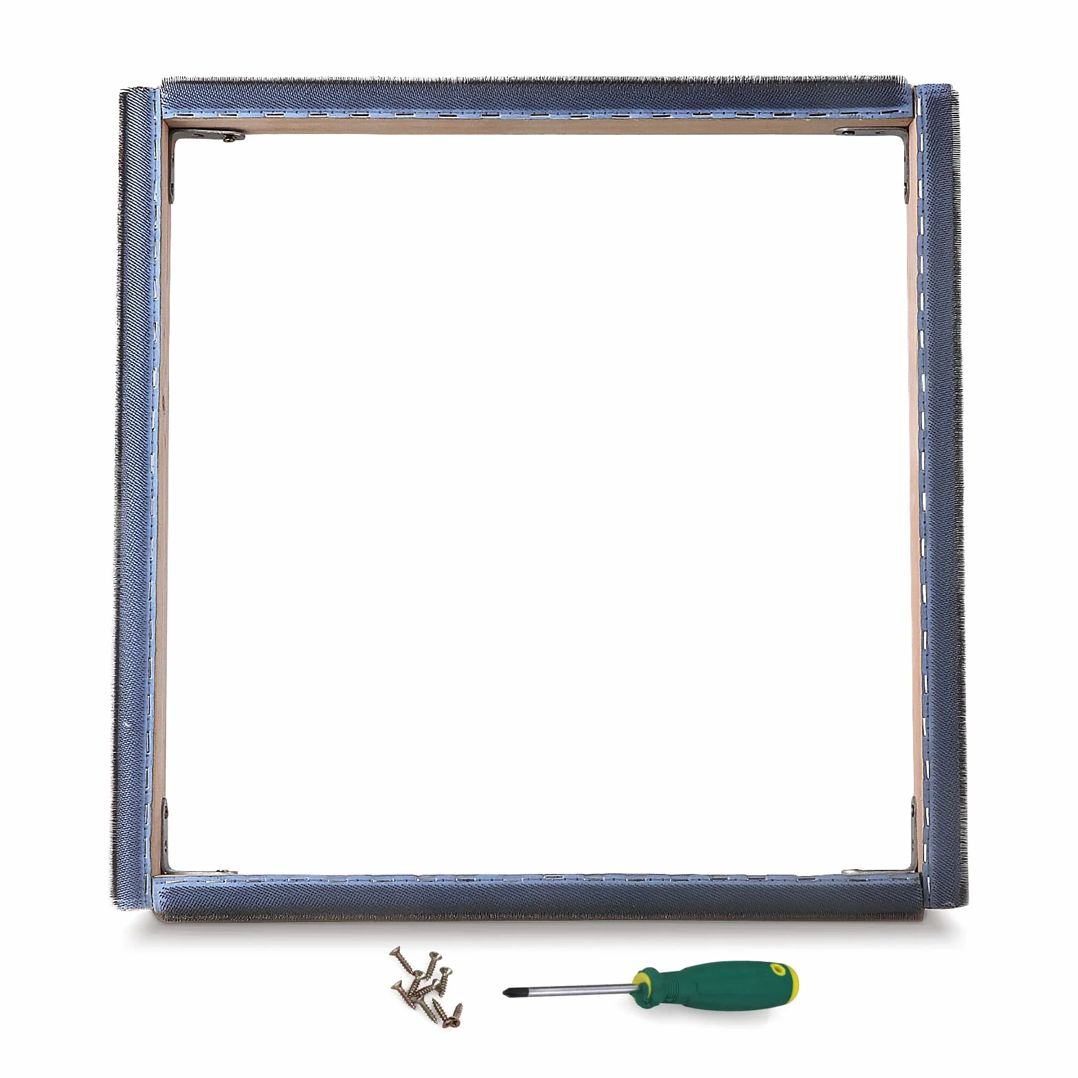 Greiferleistenrahmen Stanznadel-Greiferrahmen mit Deckel (40 x 40 cm)