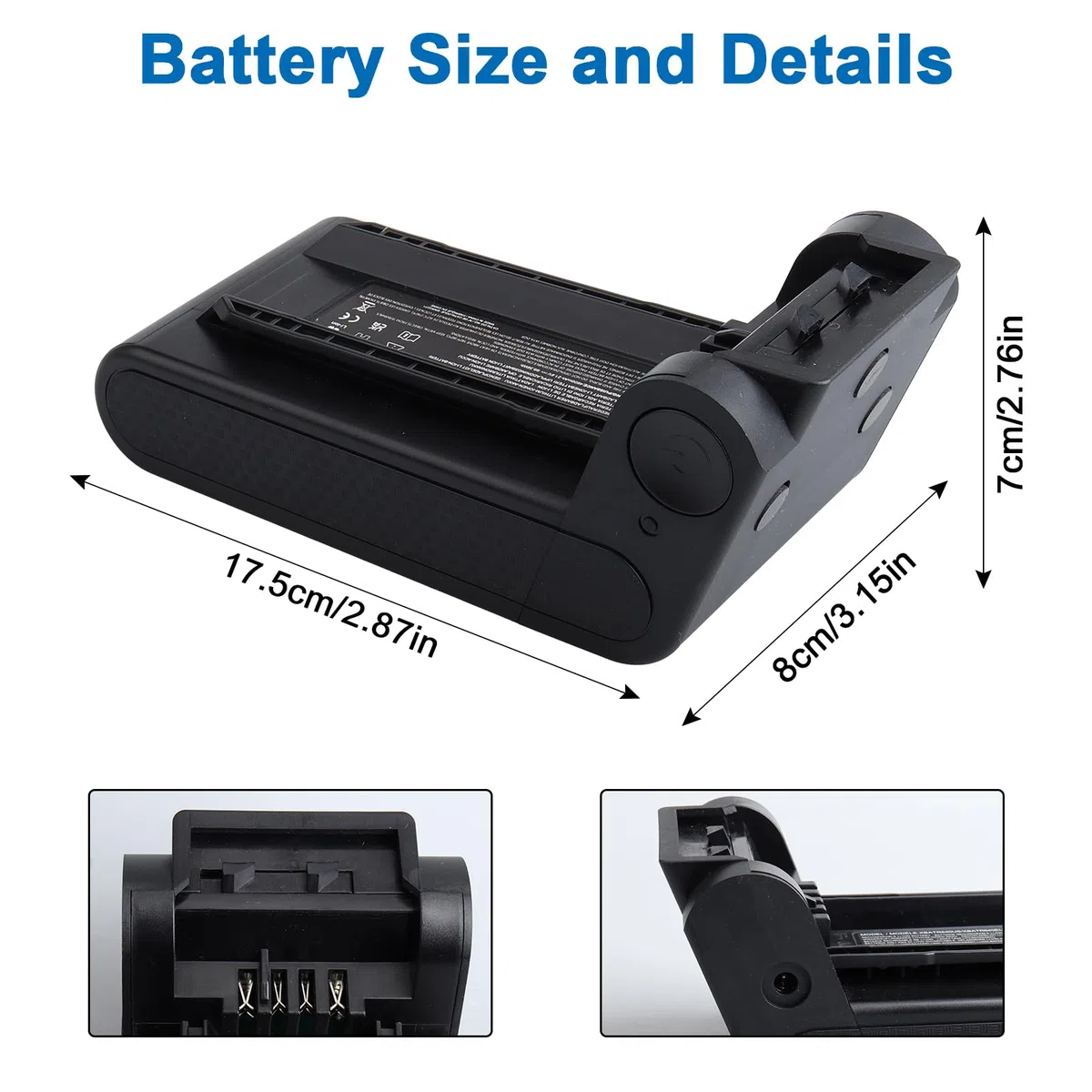 21.6V 4600mAh XBATR640EU Ersatzakku Kompatibel Mit Shark IP1251 IP1250 IP1255 IP1251C IP1220 IP1220C IP3251 IP3251C IP3225 IP3124 IP3252 Staubsauger, Ersatzakku-Zubehör for Staubsauger