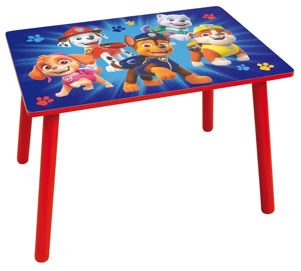 Fun House 713520 Paw Patrol Tisch H 41,5 cm x B 61 cm 42 cm mit einem Stuhl, H 49,5 cm x B 31 cm x T 31,5 cm für Kinder
